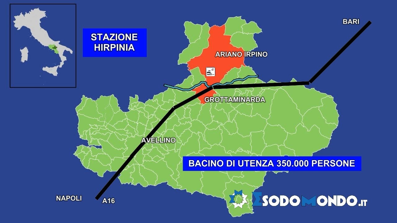 Area Vasta e Stazione FS Hirpinia - Intervista a Gaetano Bevere - Servizio di Angelo Corvino