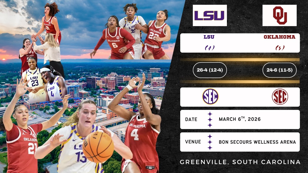 (4) LSU vs (5) Oklahoma | SEC Tournament: Quarterfinals | 3.6.26