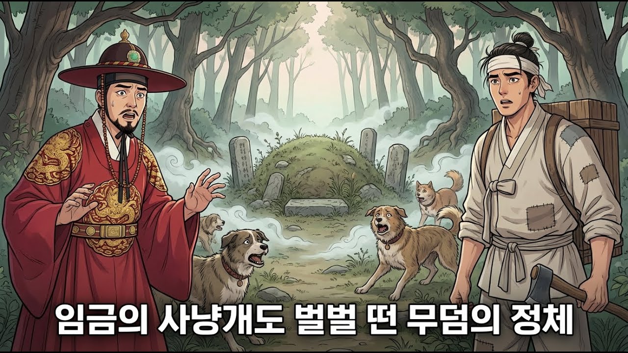 임금의 사냥개들이 숲속 무덤 앞에서 멈춰 서서 꼼짝도 하지 않은 기괴한 이유