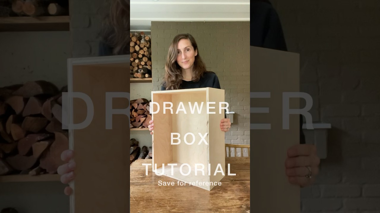 Простое руководство по созданию ящика-ящика &mdash; как сделать ящик-ящик #drawerbox #diycabinet #diybu...