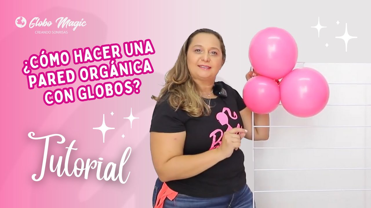 COMO HACER UNA PARED ORGANICA CON GLOBOS. 🎈
