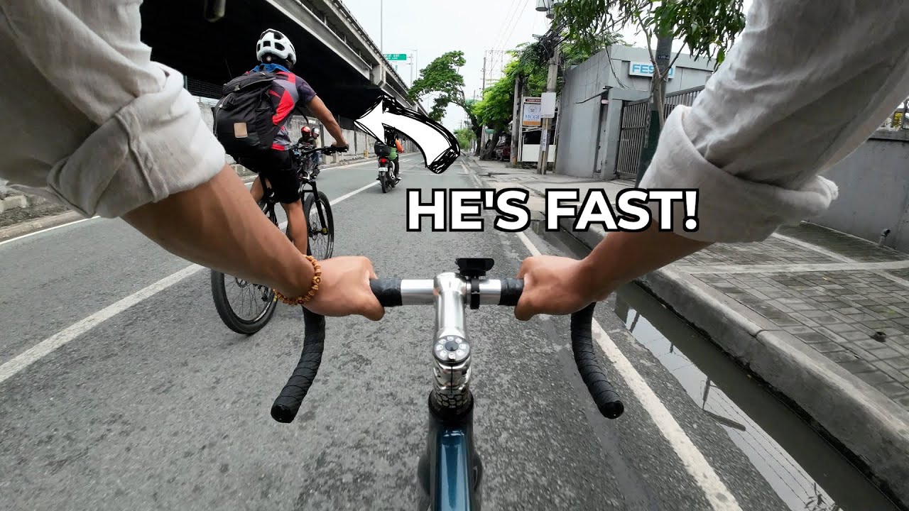 Fixed Gear Just Riding | Racing With A Random Stranger