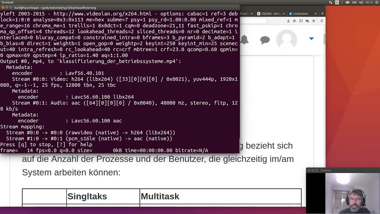 Betriebssysteme: Klassifizierung