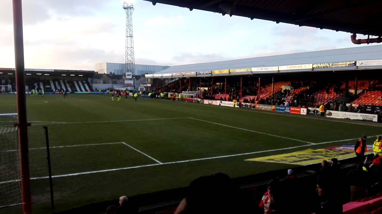 Exeter Fans at Grimsby Town - Blundell Park (24/02/18)