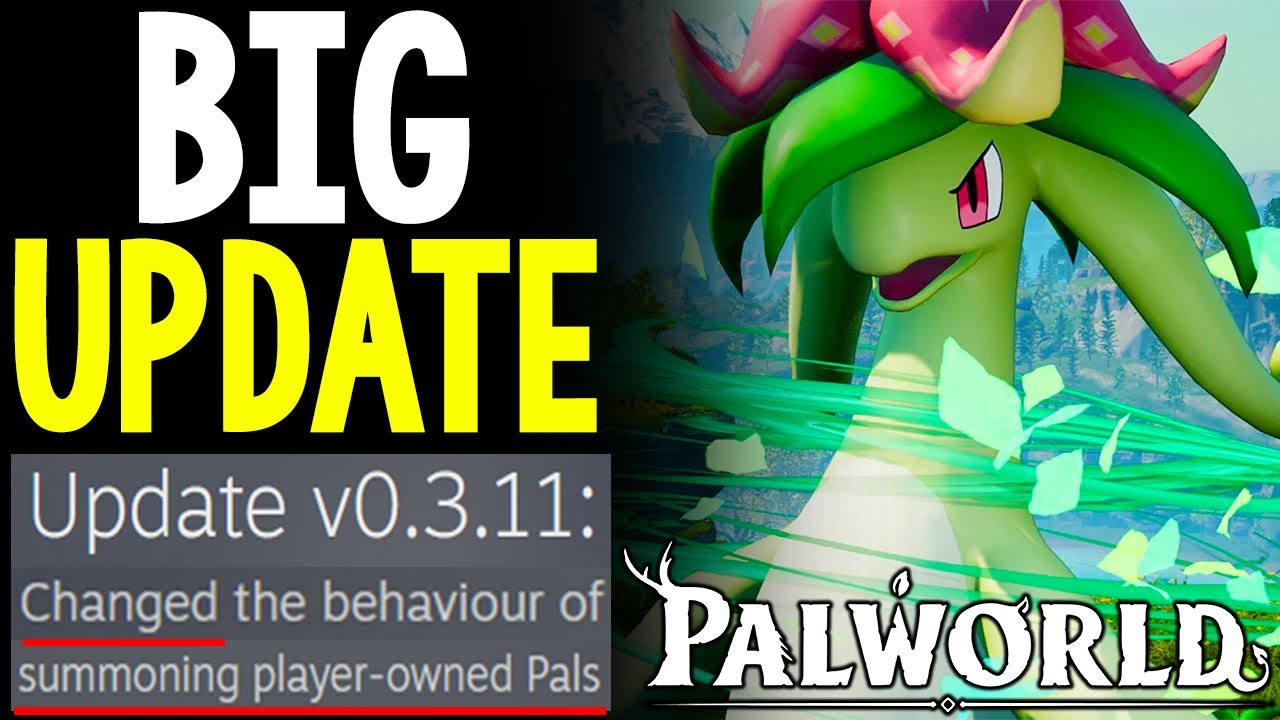 BIG PALWORLD UPDATE - Nintendo LAWSUIT Has Now HURT THE GAME