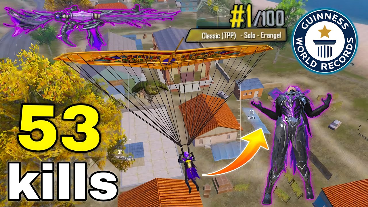 53 KILLS!🔥IN 1 MATCHES OLD MODE WORLD RECORD😍SAMSUNG,A7,A8,J2,J3,J4,J5,J6,J7,XS