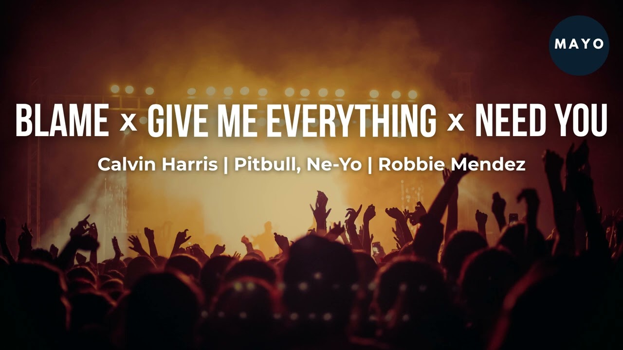 Blame vs Give Me Everything vs Need You (MAYO mashup)