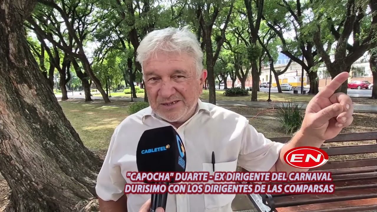 CAPOCHA DUARTE - APUNTÓ A LOS DIRIGENTES DE LAS COMPARSAS