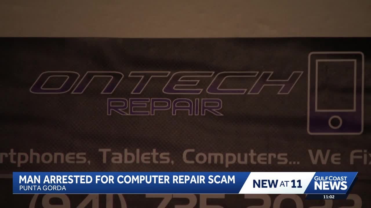 Tech repair company owner accused of bank fraud in Punta Gorda