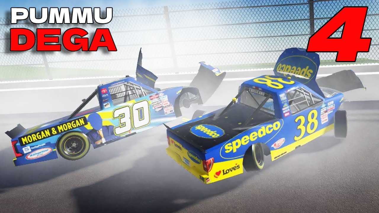 Pummu Talladega NASCAR Crash Compilation #4
