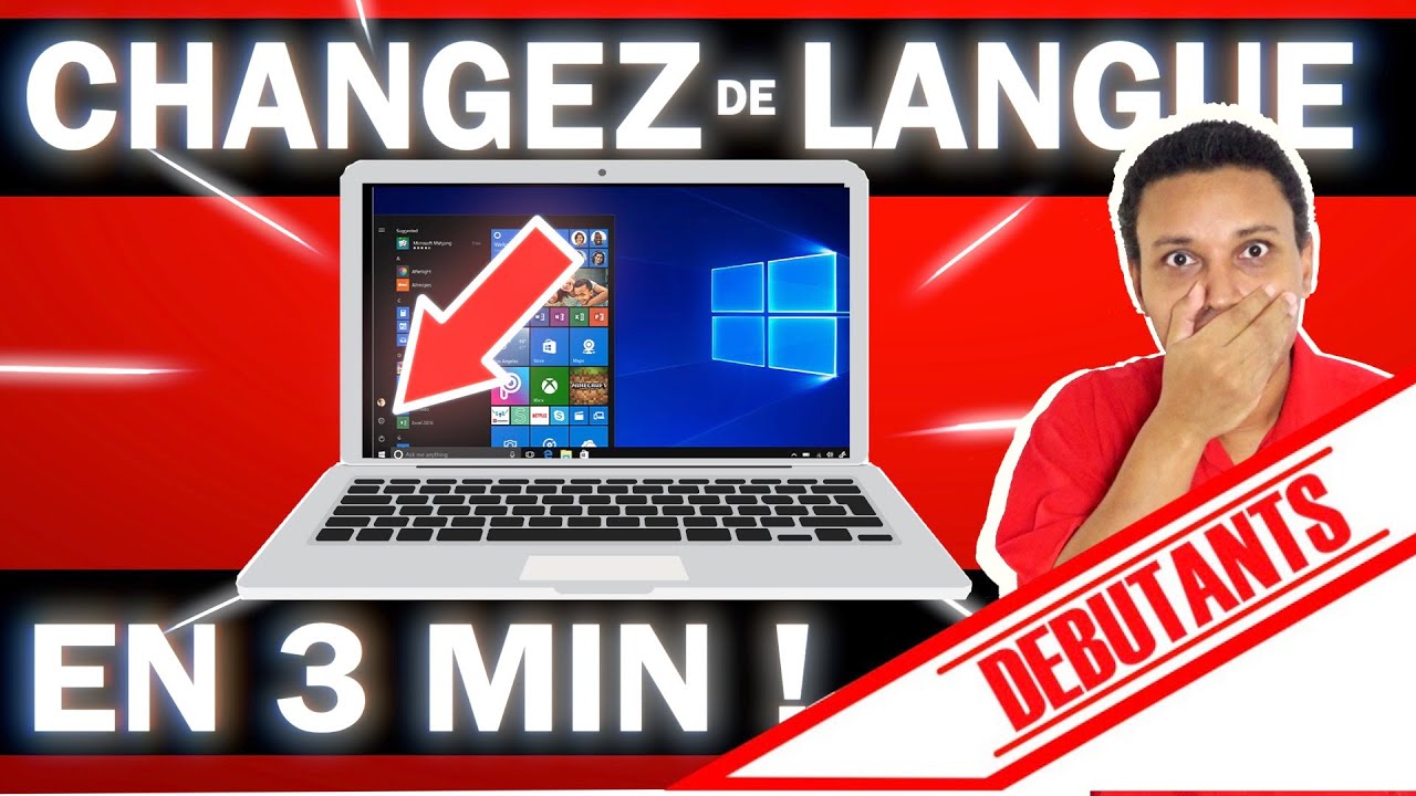 CHANGER LA LANGUE WINDOWS 10 ? (COURS INFORMATIQUE SENIOR DEBUTANT)