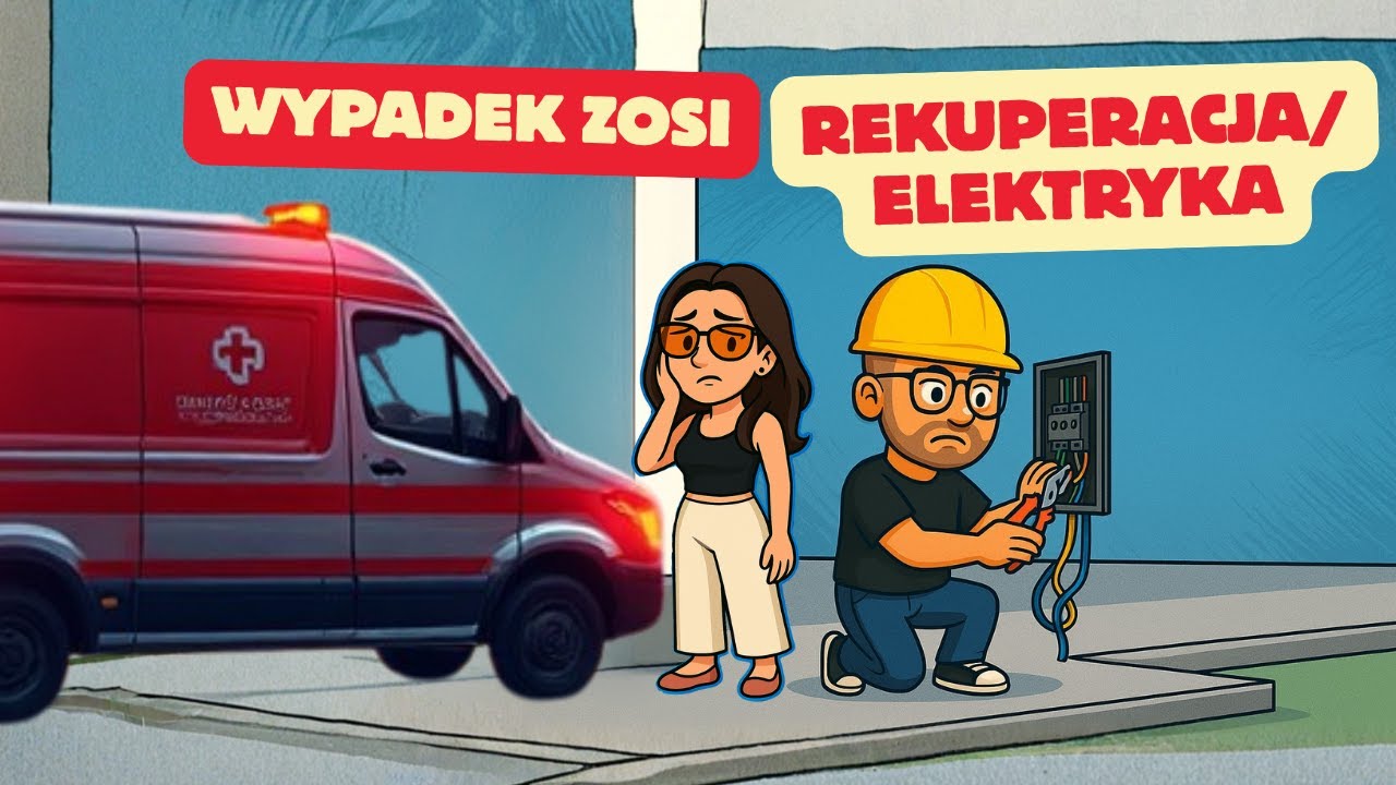Babcia Zosia po wypadku 😢 A na budowie – czas na elektrykę i rekuperację 🔌💨