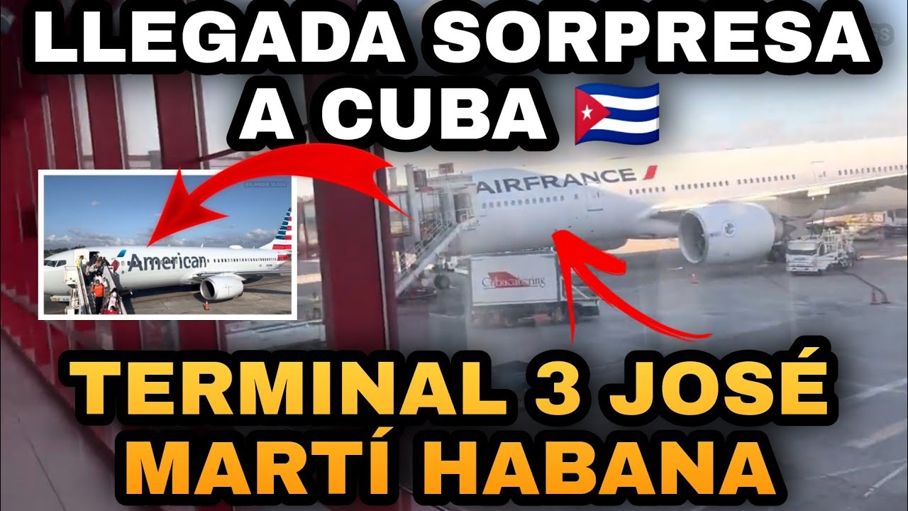 #LLEGADA #SORPRESA A #CUBA 🇨🇺  #TERMINAL✈️ 3 #HABANA CUBA👍🤗