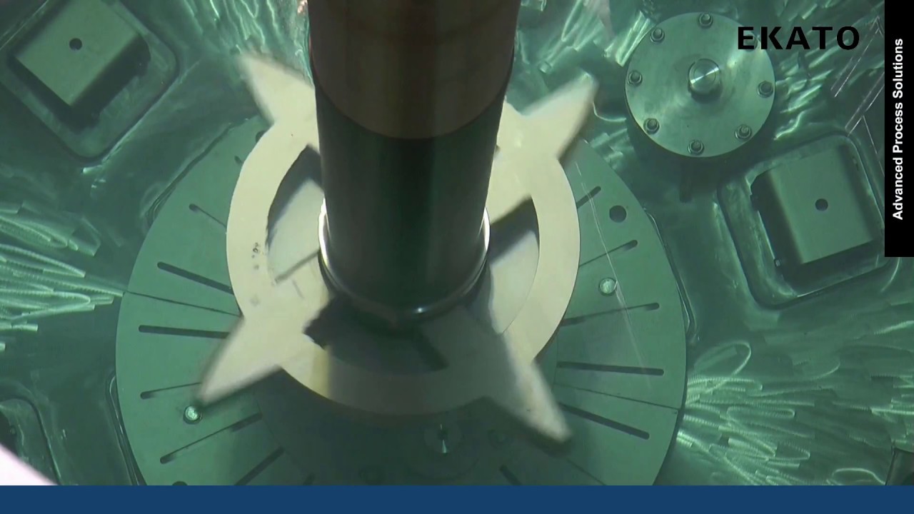 EKATO GASJET in 30 m³ vessel -  recirculation of the non-reacted gas into the liquid phase