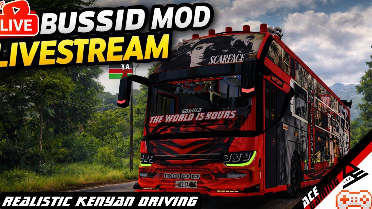 🔴 BUSSID Tour Bus Live 🚍 | Driving Kenya Roads 🇰🇪
