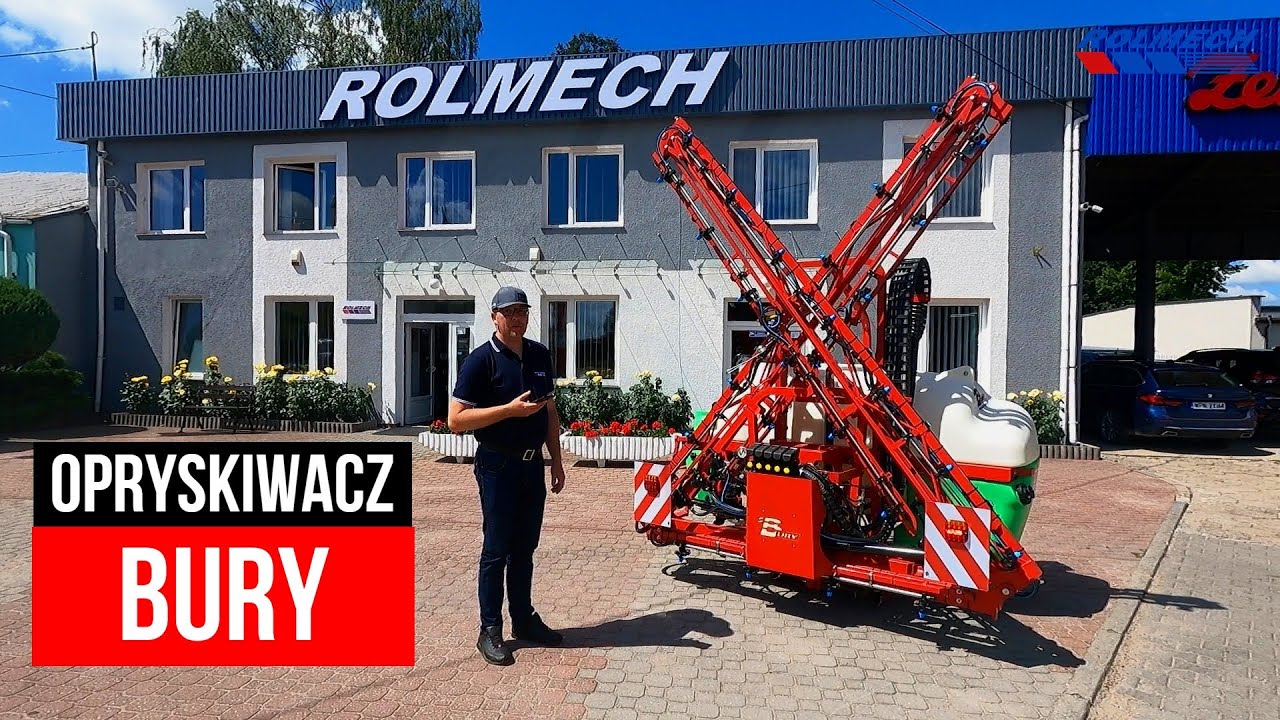 Omówienie opryskiwacz zawieszany BURY | ROLMECH