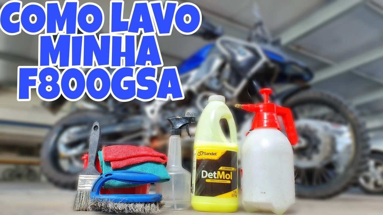 Como Lavo Minha F800GS? Cuidados e produtos - Dica Ativa - CASAL GSA