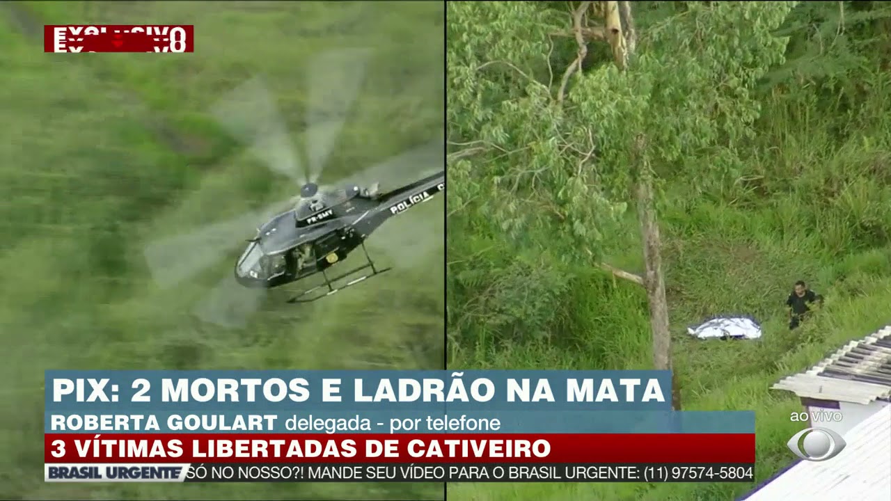 BRASIL URGENTE I 2 MORTOS E LADRÃO FORAGIDO NA MATA