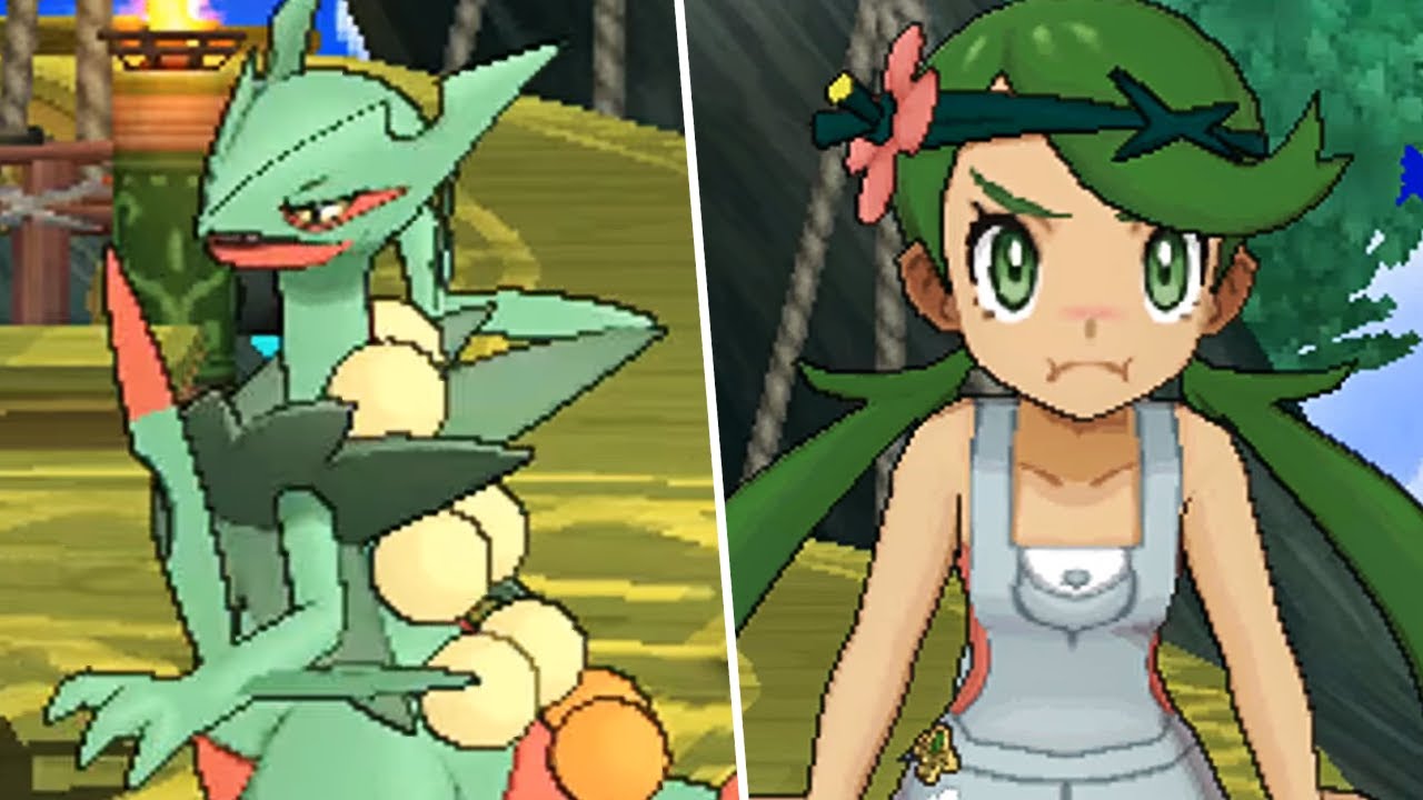 Pokémon Sun and Moon - Captain Mallow Battle (Battle Tree)