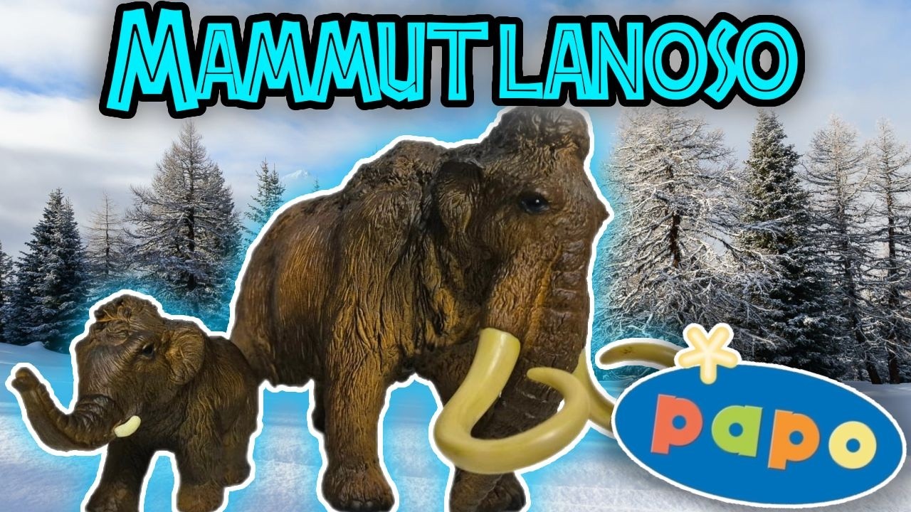 IL GIGANTE DELL'ERA GLACIALE ❄️🦣 Recensione Mammut Lanoso: Aduto e Cucciolo |Papo 2009/2012|