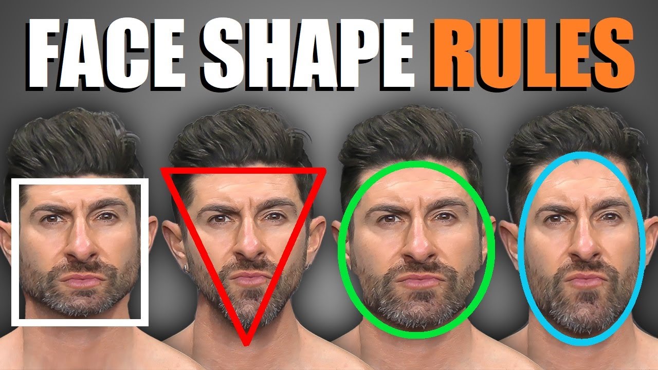 4 Face Shape Rules EVERY GUY SHOULD FOLLOW! (To Pick The BEST Haircut & Facial Hair for YOUR Face)