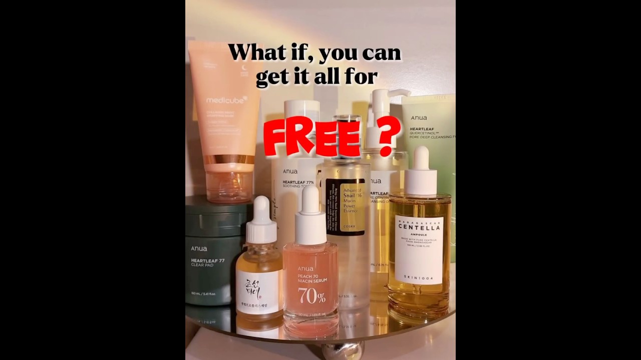 Want free skincare products? | comment Free & Subscribe