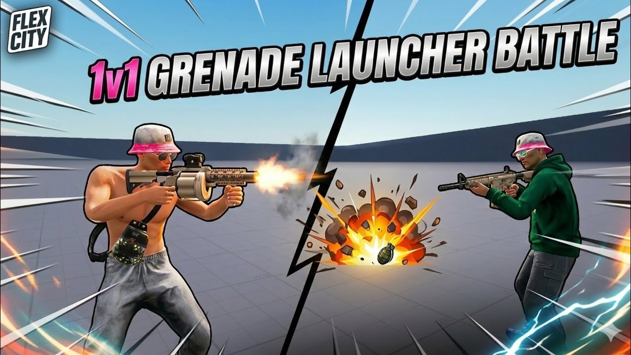 🚀 Flex city 1v1 ❌ Grenade Launcher Battle 🔥💥 || FlexCity ViceOnline 