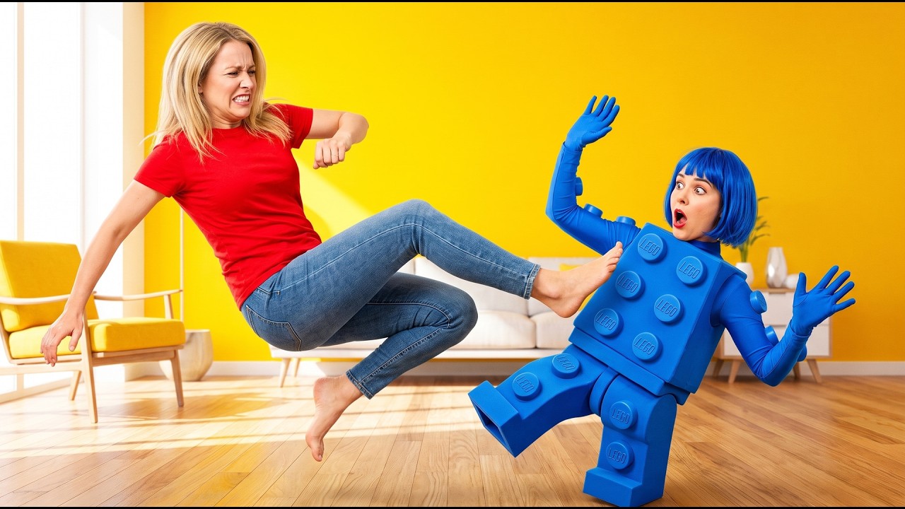 SI LES LEGO ÉTAIENT HUMAINS! || Astuces DIY Drôles Et Idées De Jeux Anti-Stress Par 123 GO!