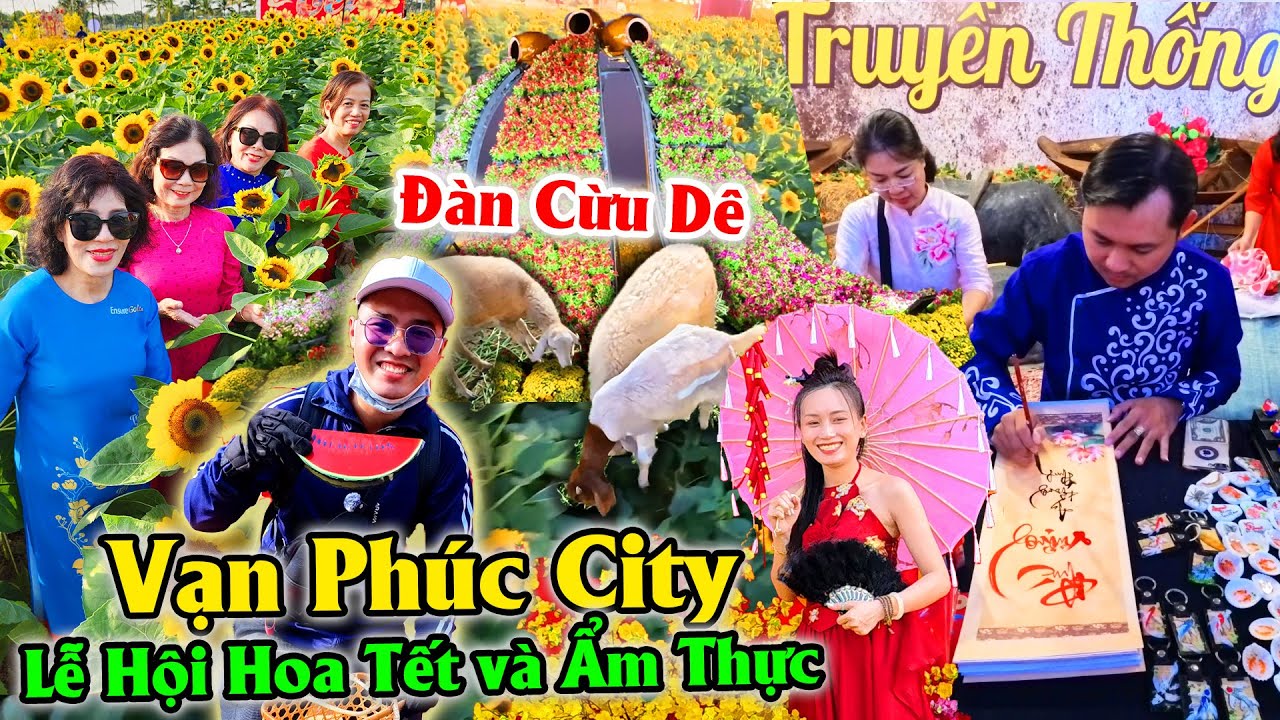 Lễ hội hoa Vạn Phúc City có gì vui? Review tất tần tật Lễ Hội Hoa Tết Vạn Phúc