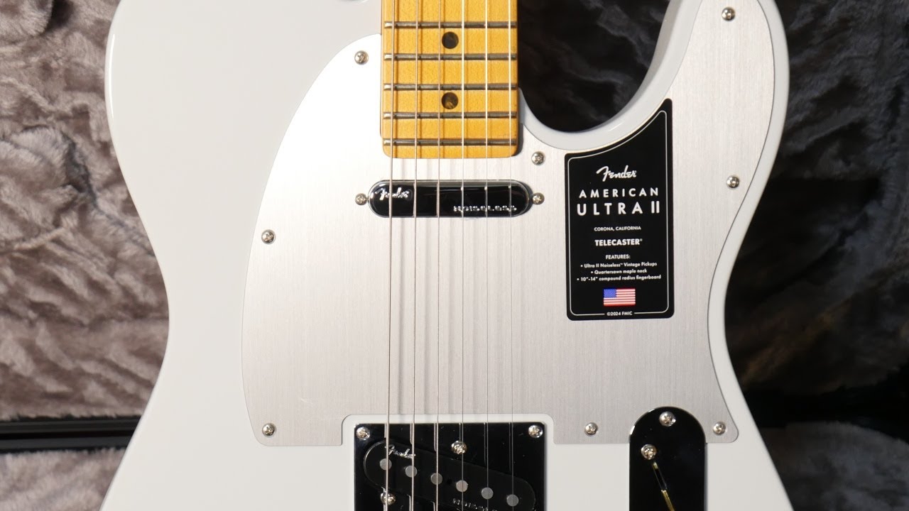 このテレキャスターの何が"ウルトラ"なのか解説。Fender American Ultra II Telecaster【ギターバイヤー増田】
