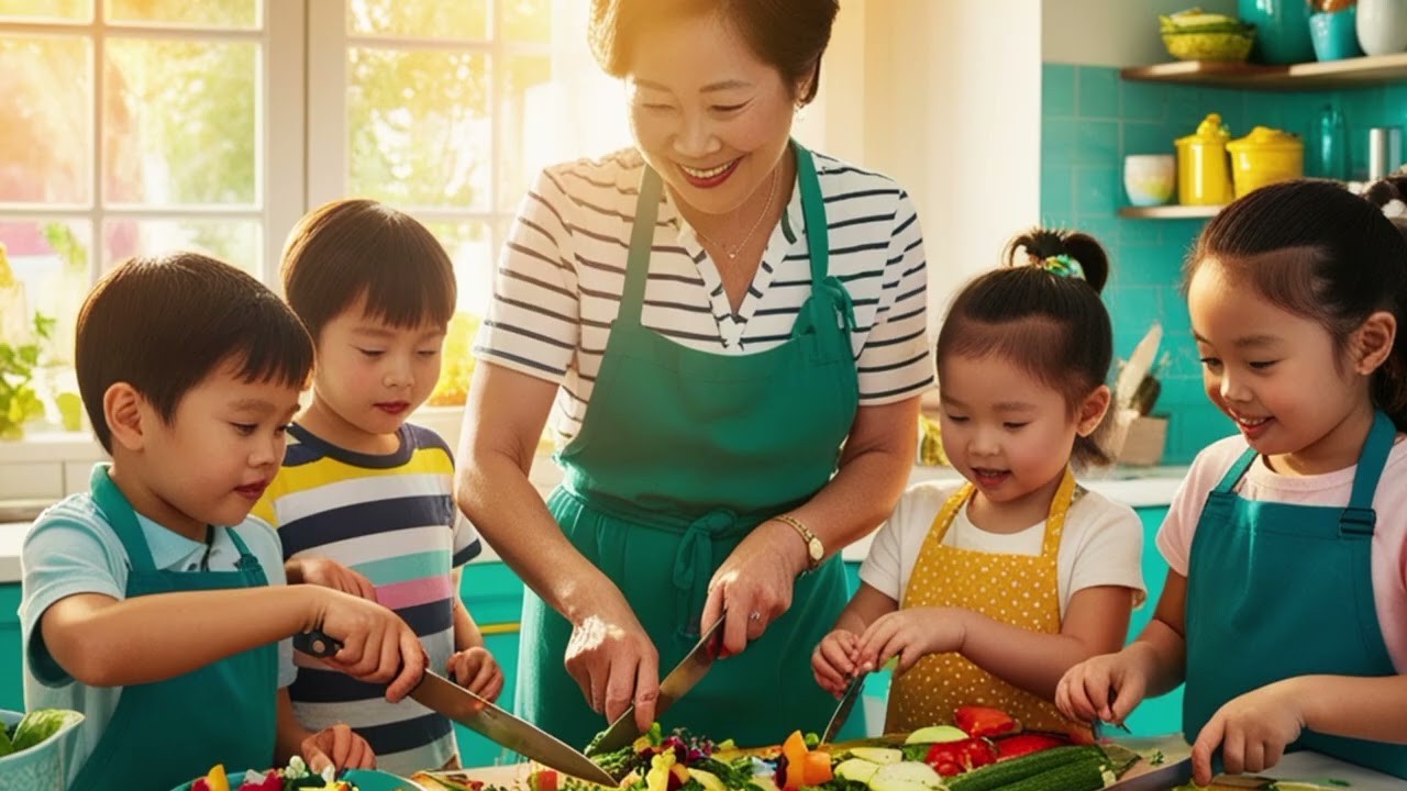 Super-Powered Salad Adventure with Aunt Lily - Fun Cooking for Kids!