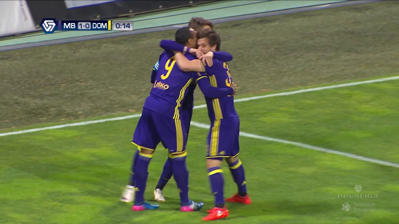 The fastest goal in the Slovenian First Division - Marcos Tavares (NK Maribor) - GOAL - 8s.