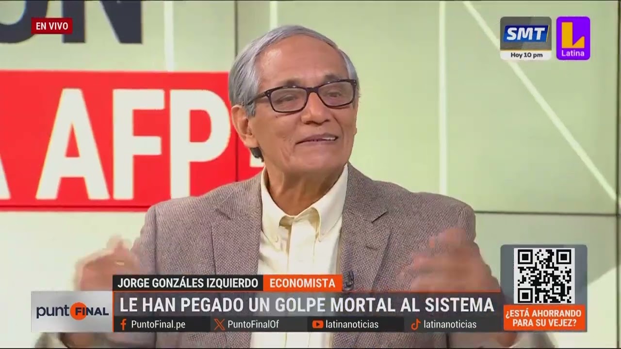 Entrevista a Jorge González Izquierdo sobre retiro de fondos de AFP