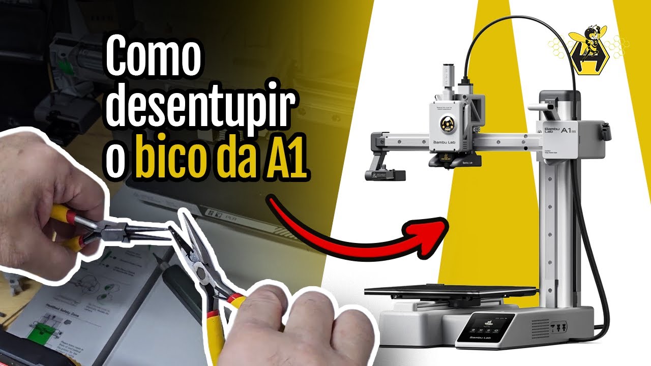 Como desentupir o bico da  Impressora A1