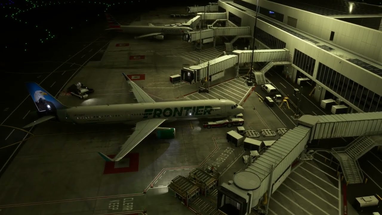 DEPART DE SAN FRANCISCO AVEC FRONTIER POUR LAS VEGAS A321SL