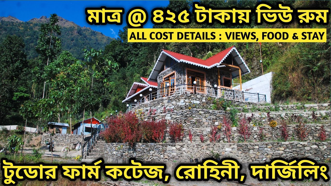 🏕️ রোহিনিতে মাত্র @425 টাকায় ভিউ রুম || Tudor Farm Cottage || Rohini Hotels Low Price
