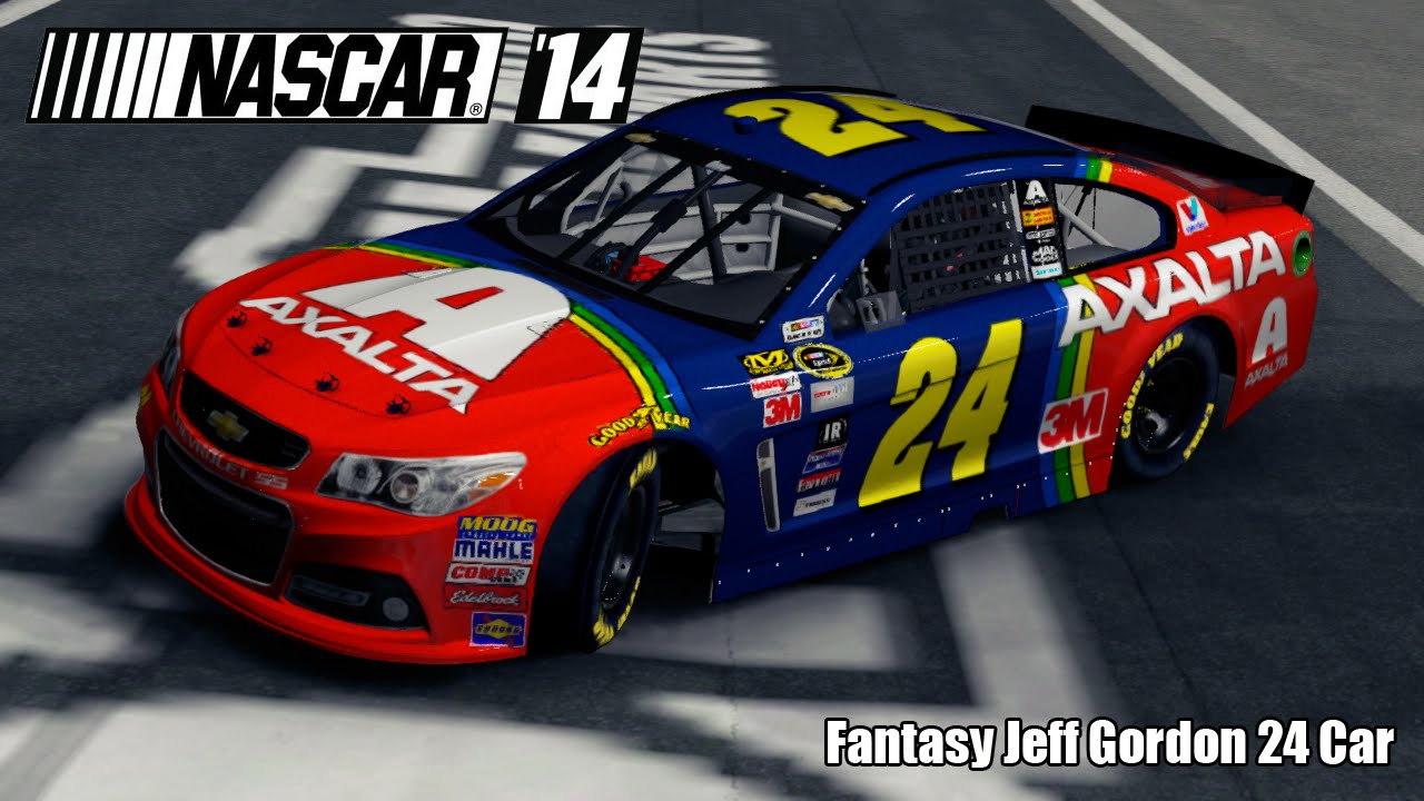 Nascar 14 Garage: Fantasy 2015 Jeff Gordon Axalta Rainbow Warrior Custom Car
