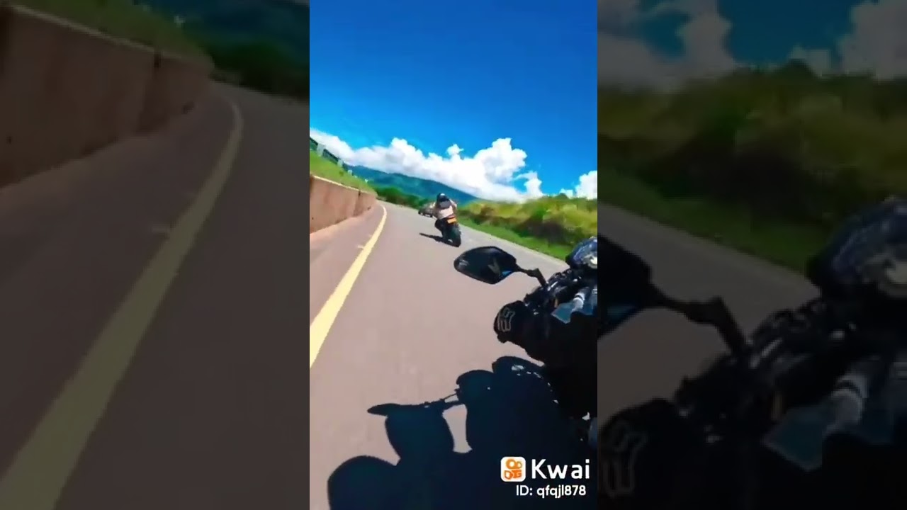 Acidente de moto n&atilde;o venceu a curva