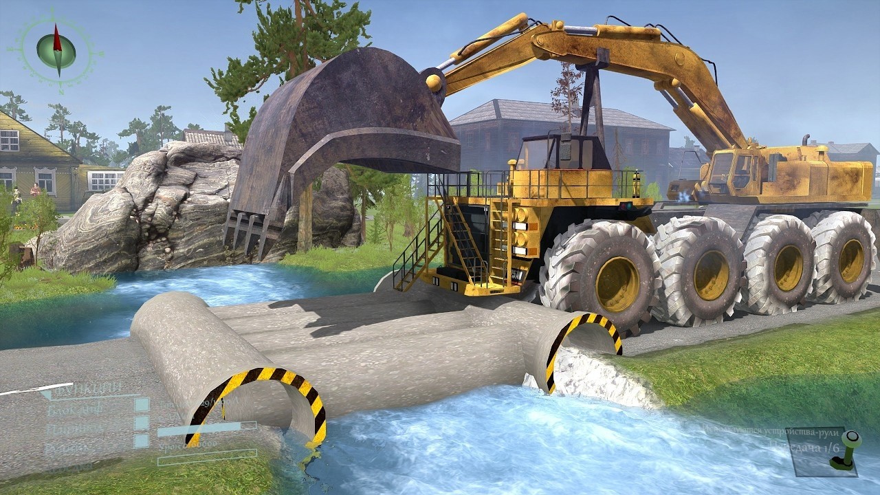 SpinTires: MudRunner GamePlay | Truck vs Extreme Broken Road with Speed Bumps | #MudRunner