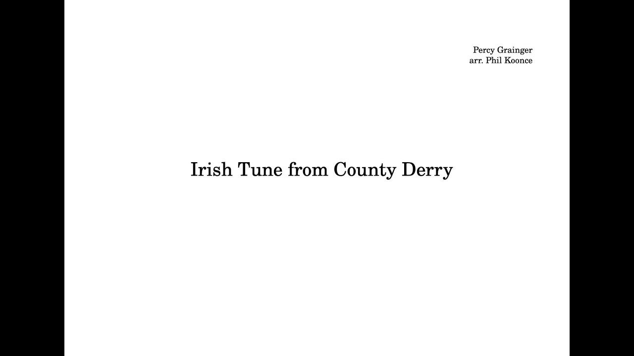 Irish Tune from County Derry (Grainger) - Horn & Tuba Quintet