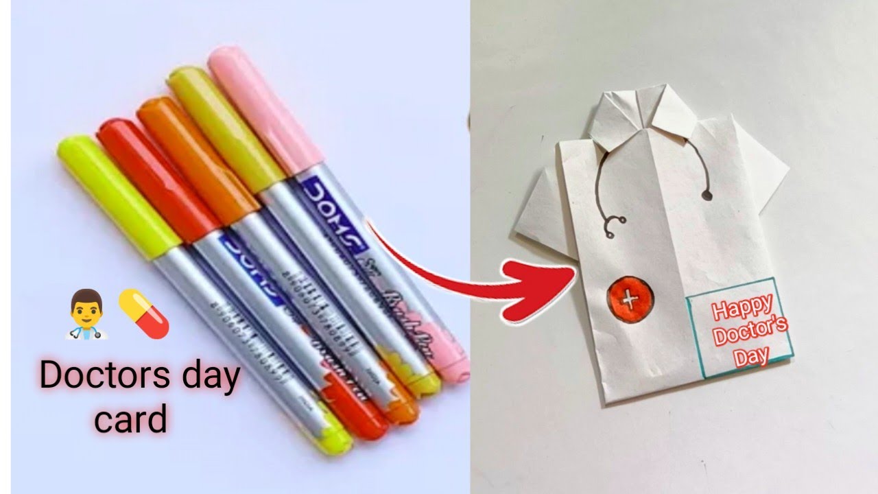 Doctors Day Card | How To Make Doctor Card | Thank You Card For Doctor