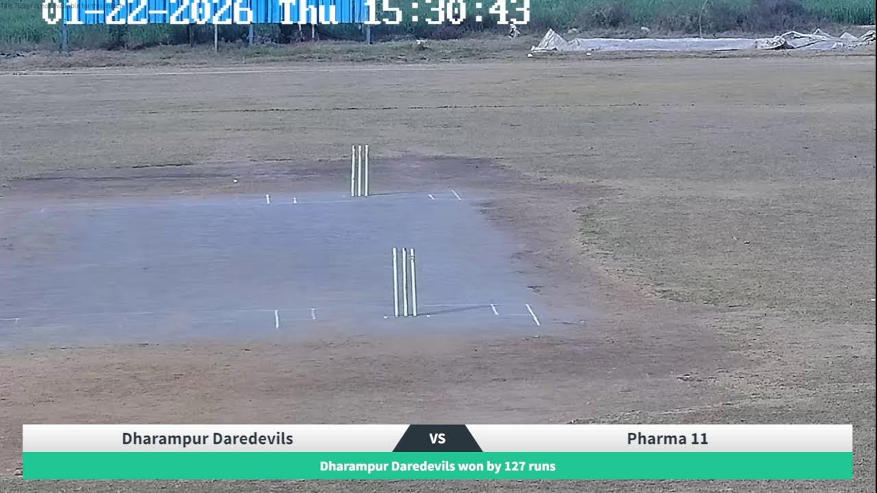 DHARAMPUR DAREDEVILS VS PHARMA 11
