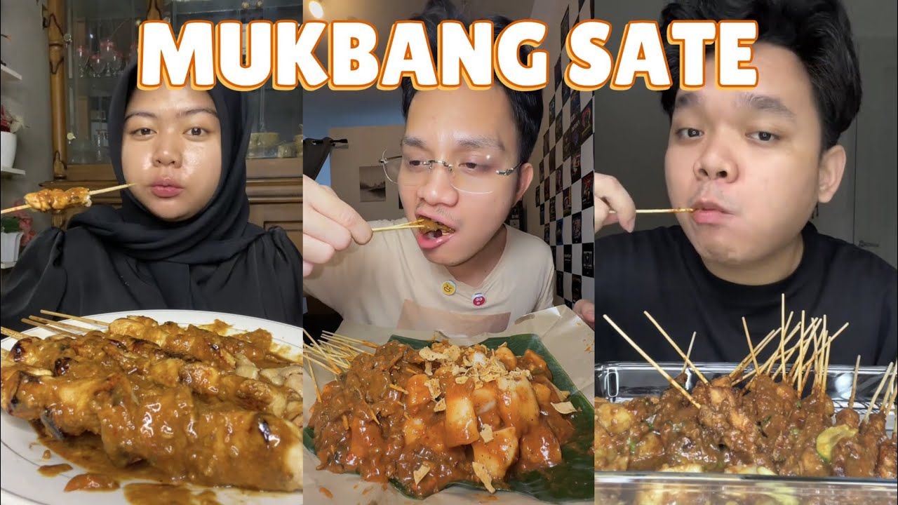 MUKBANG SATE 😋🤤😍 ||