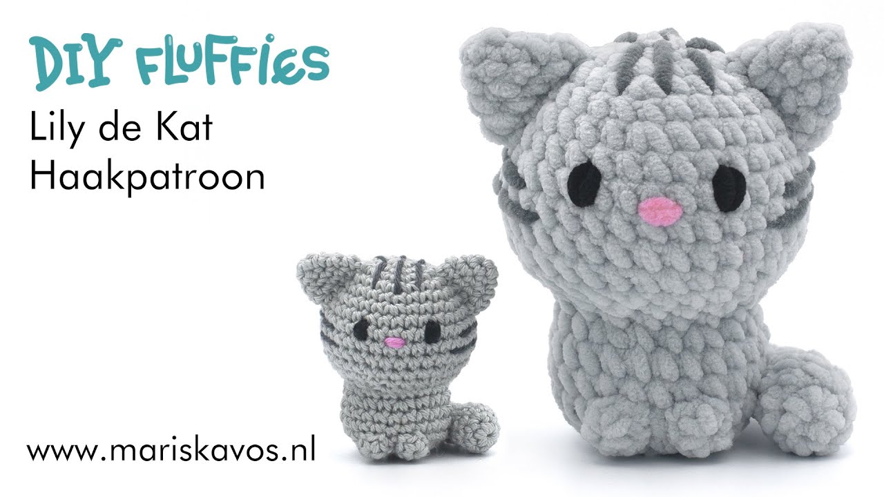 Lily de Kat Amigurumi knuffel haken voor beginners - Nederlands