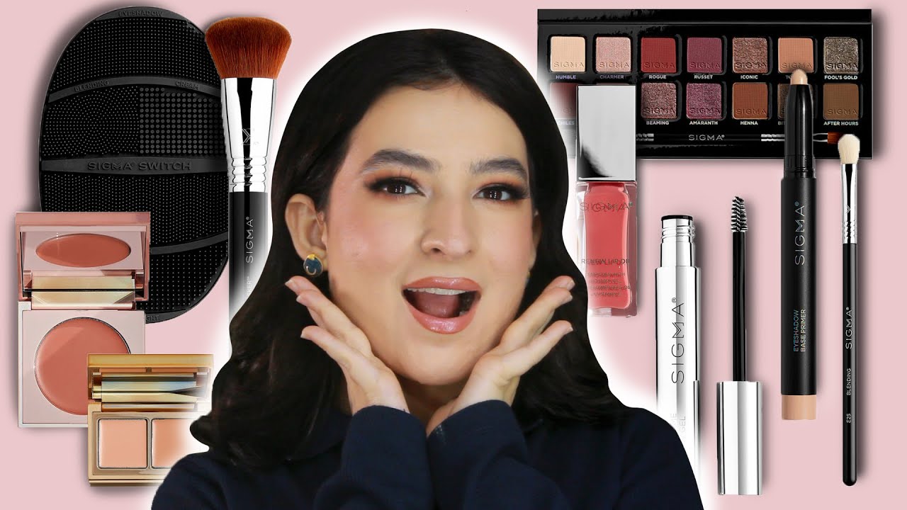 Sigma Beauty Brushes & Makeup Review in Detail | Warm Neutrals Palette, Blush, Brow Gel + More!