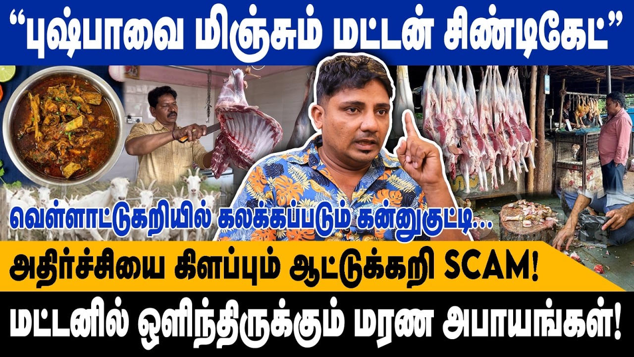 புஷ்பாவை மிஞ்சும் மட்டன் சிண்டிகேட்| அதிர்ச்சியை கிளப்பும் ஆட்டுக்கறி SCAM | Interview With Sadham