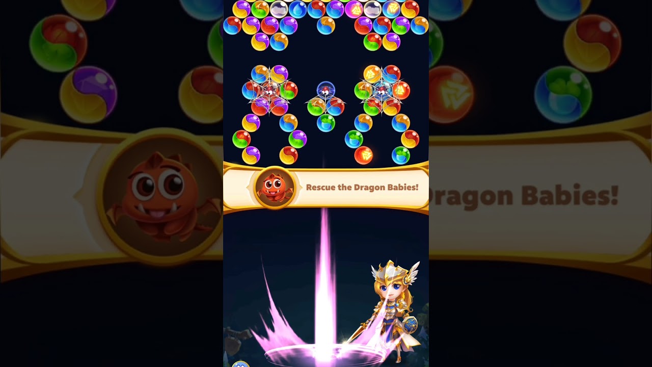 Bubble Shooter Gameplay Very Hard Level | Bubble Shooting Game