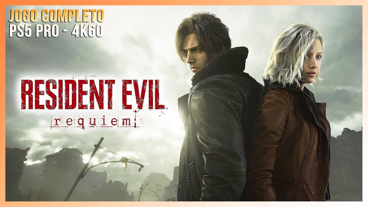 Resident Evil Requiem - Jogo Completo no PS5 Pro! | Em 4K60fps!