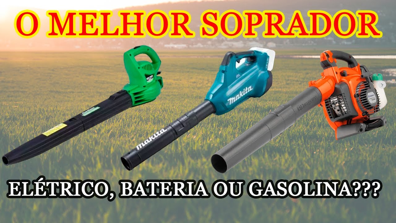 Qual é O MELHOR SOPRADOR [Qual soprador comprar: a Gasolina, Elétrico ou a Bateria]