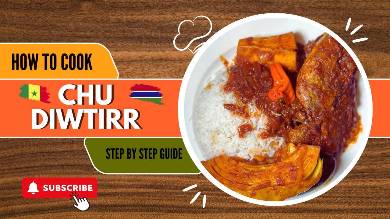 How To Cook Chu Diwtirr/Thiou Dewtir | Palm Oil Fish Stew. Gambian/Senegalese Receipe.